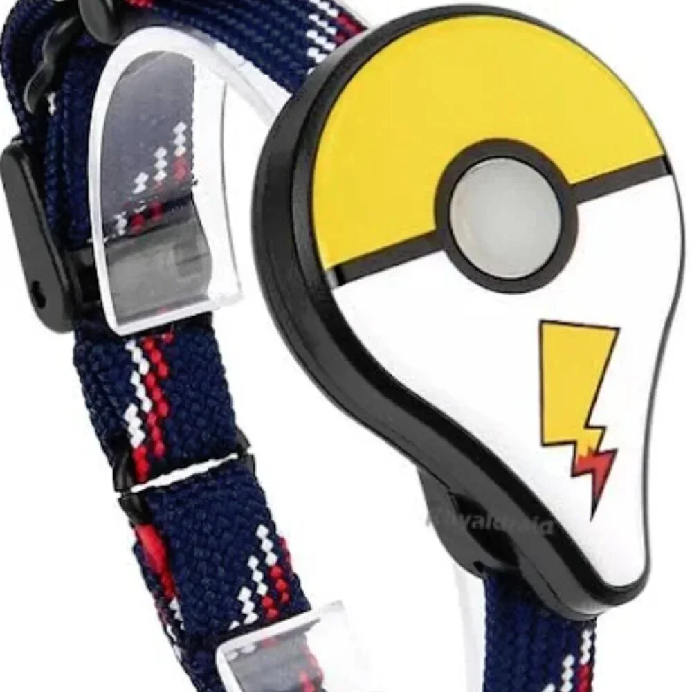 Pokemon GO Plus Bracelet Pikachu Tail Yellow Auto Catch Bluetooth Nintendo
